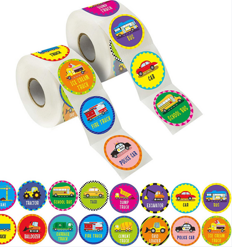 Colorful Cartoon Children's Toy Adhesive Sticker
