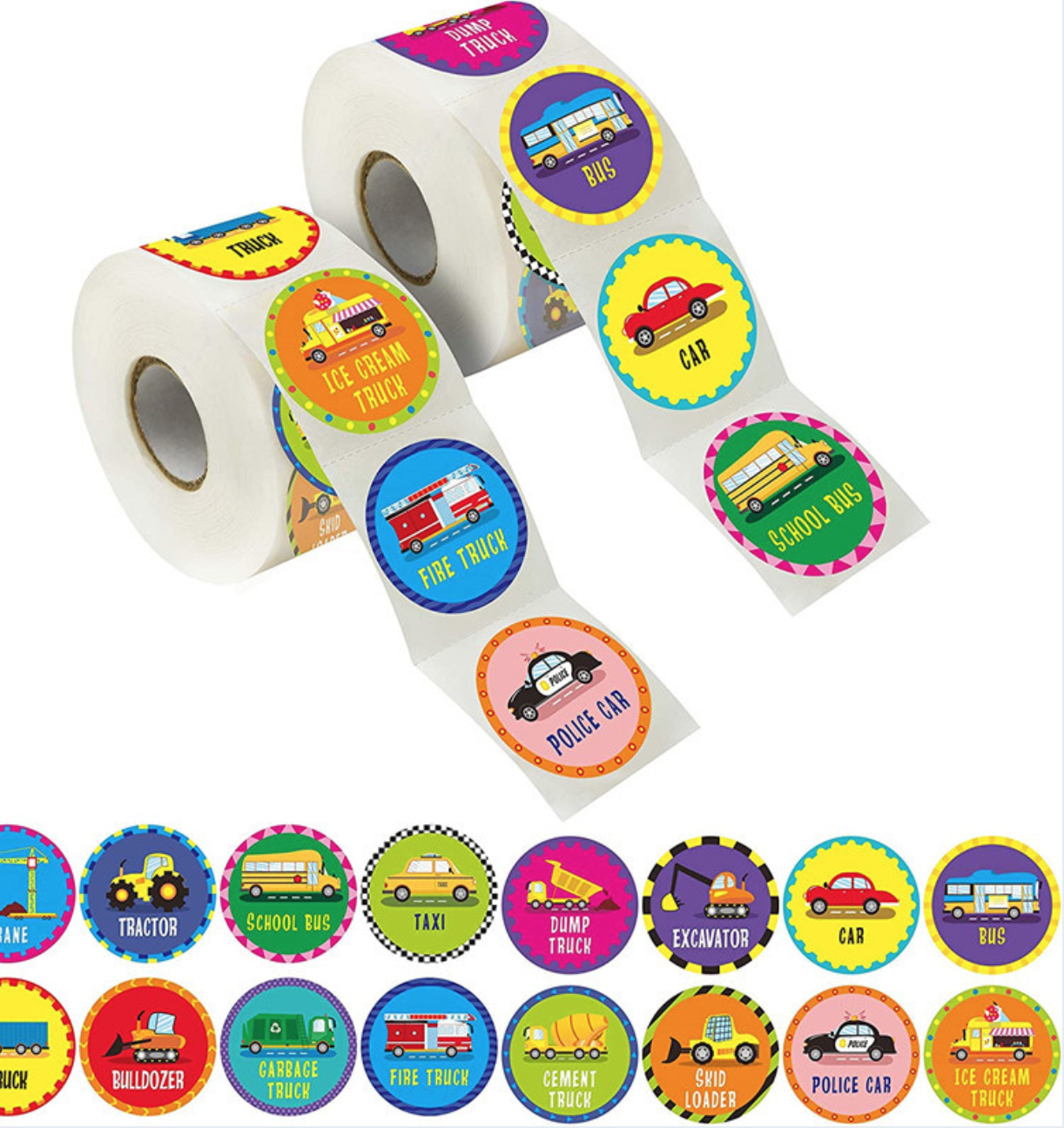 Colorful Cartoon Children's Toy Adhesive Sticker