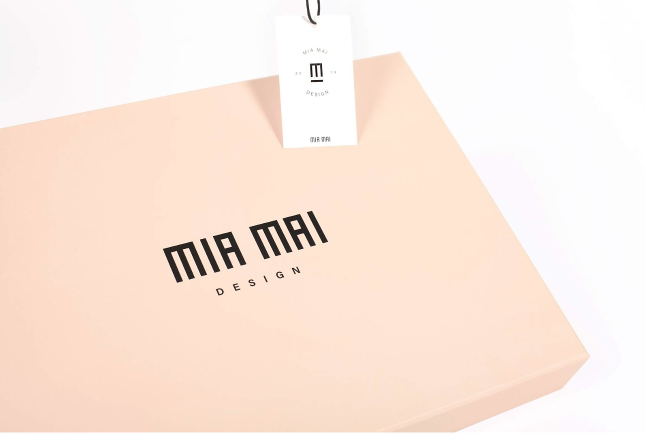 Pink Shoes Packaging Lid and Bottom Box