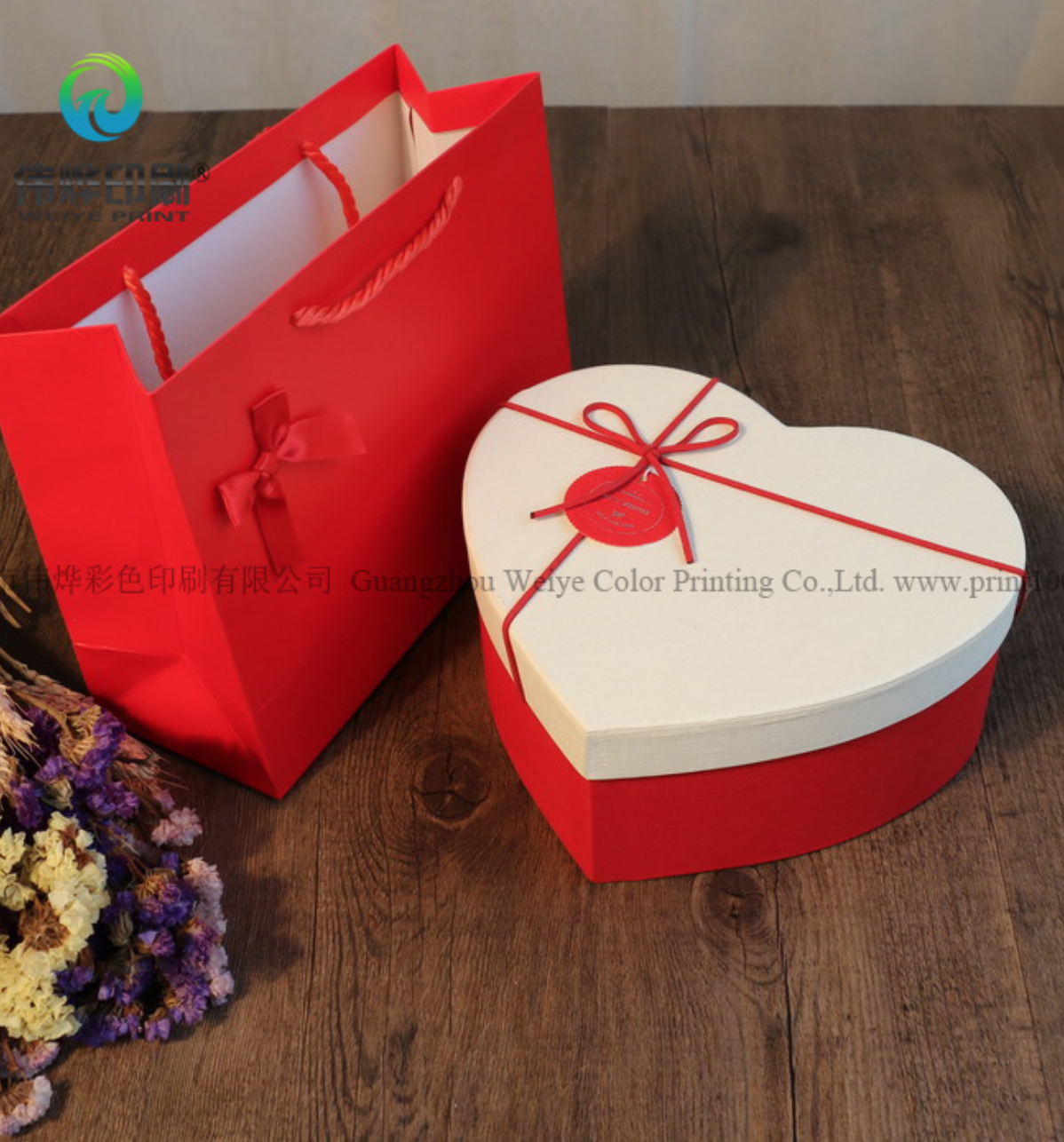 Heart Shape Lid and Bottom Box