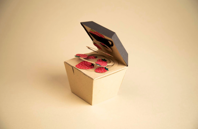 Organ Shape Folding Paper Box for Tea Pack Packaging