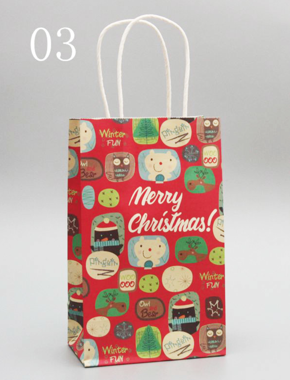 Environmental Kraft Paper Gift Packaging Bag