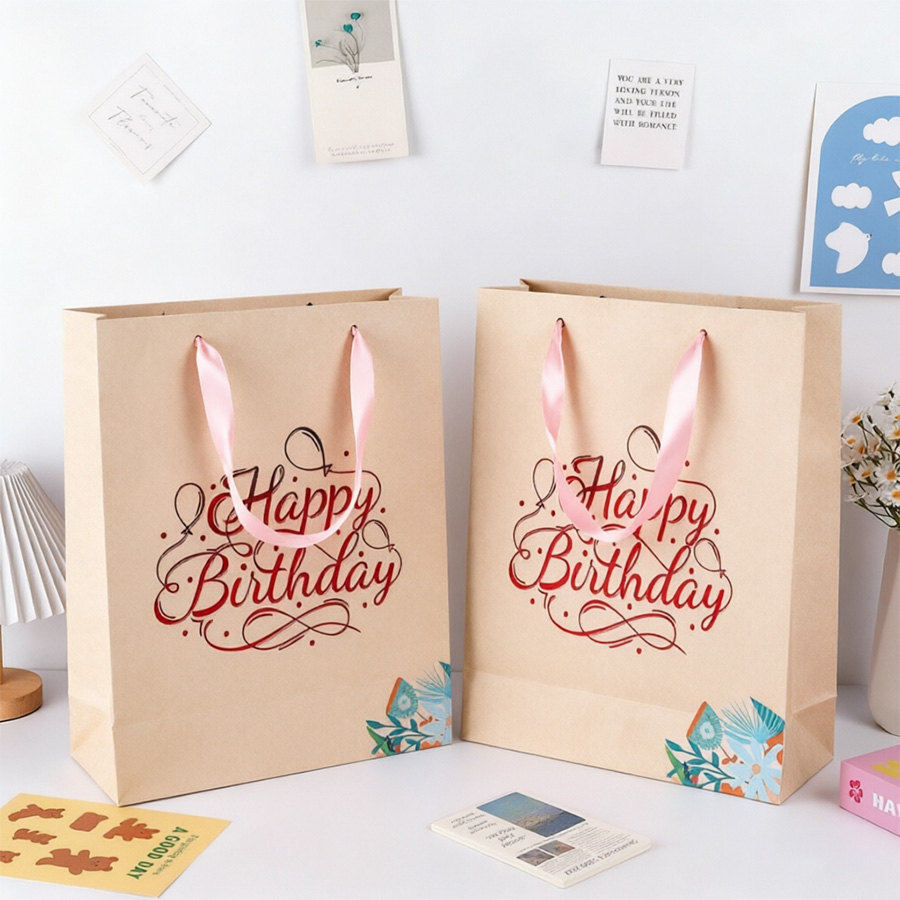 Eco-Friendly Customized Paper Hand Bags for Retail Use