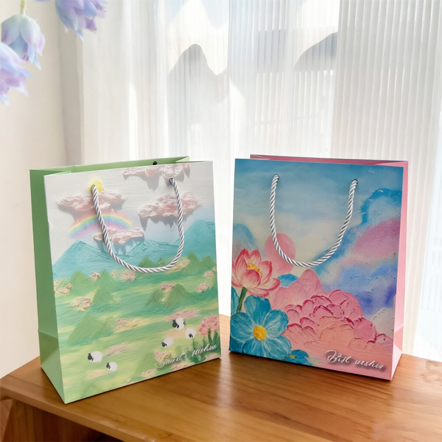 Eco-Friendly Customized Art Paper Bags for Special Occasions
