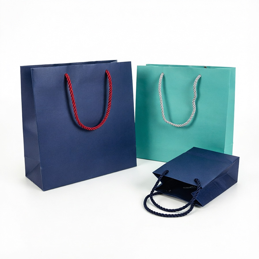 Stylish Printed Paper Bags with Custom Logo for Branding
