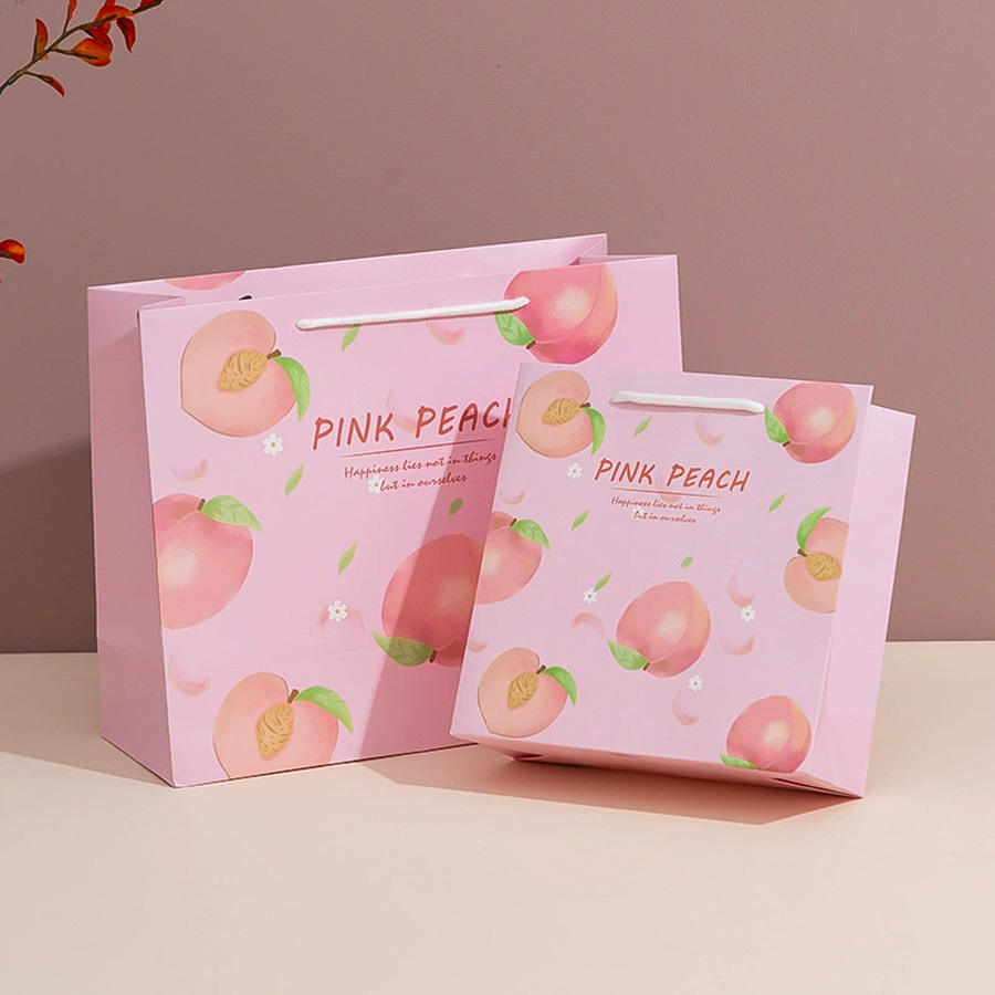 Stylish Customizable Paper Shopping Bags for Clothing and Footwear