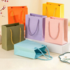 Elegant Custom Hot Stamped Paper Bags for Cosmetics and Gifts