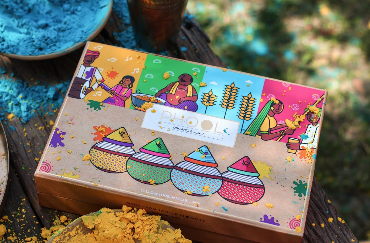 Pigment Packaging Lid and Bottom Kraft Paper Box