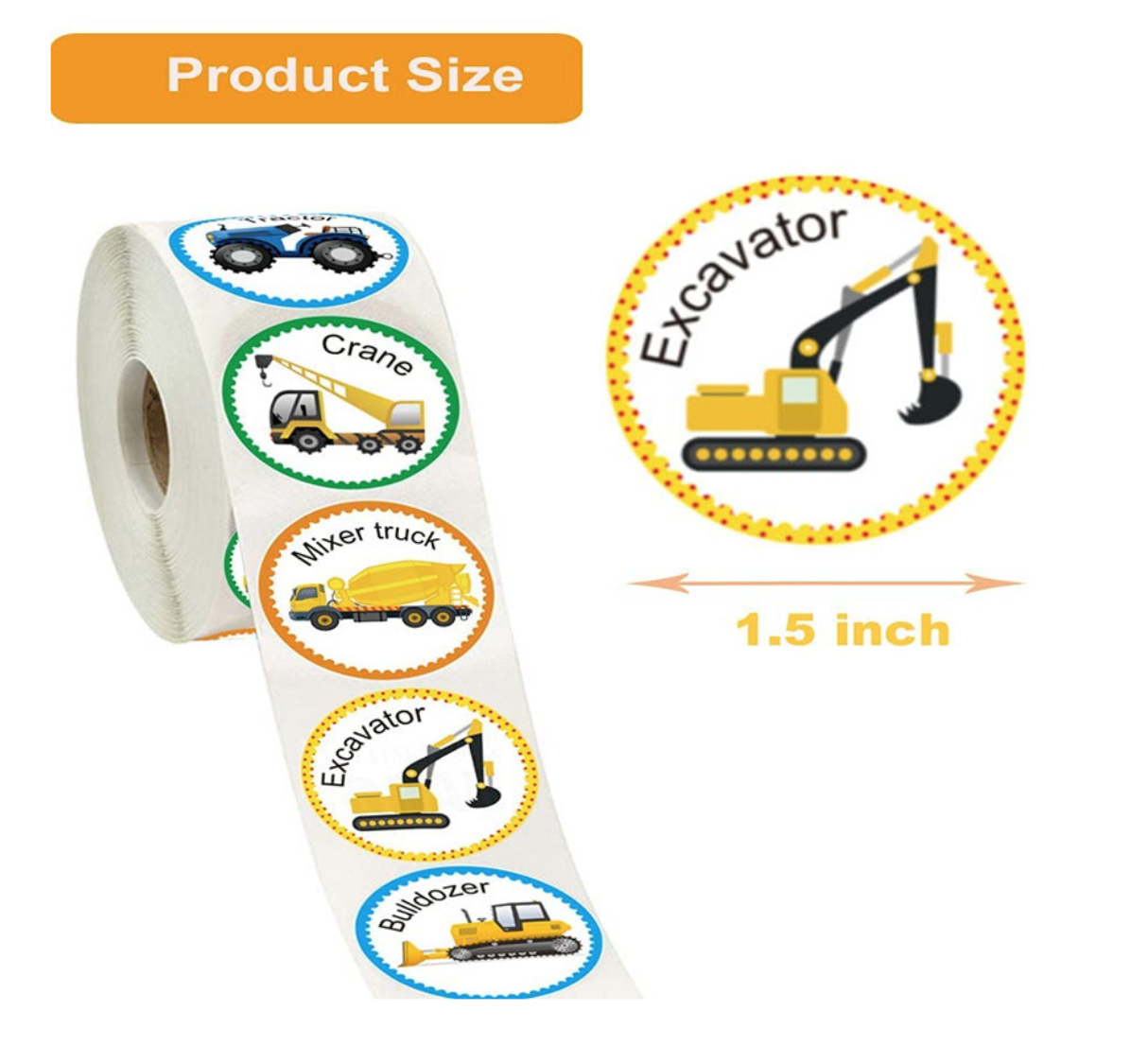 Colorful Cartoon Children's Toy Adhesive Sticker