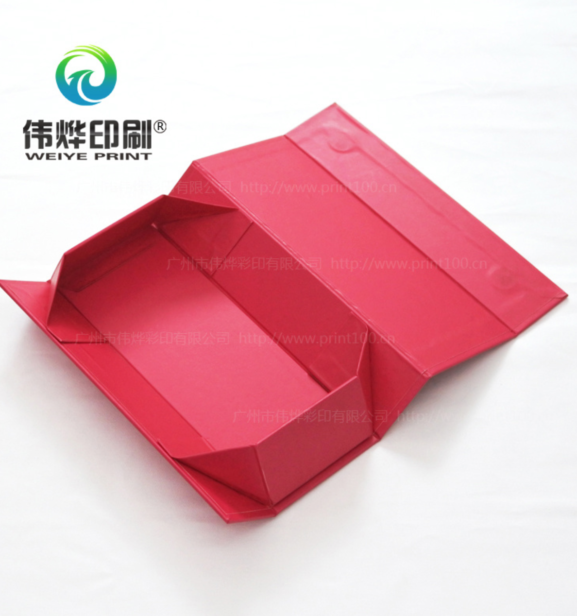 Red Magnet Folding Box