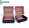 Pink & Blue Foldabel Corrugated Paper Box