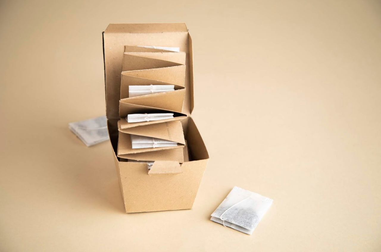 Organ Shape Folding Paper Box for Tea Pack Packaging