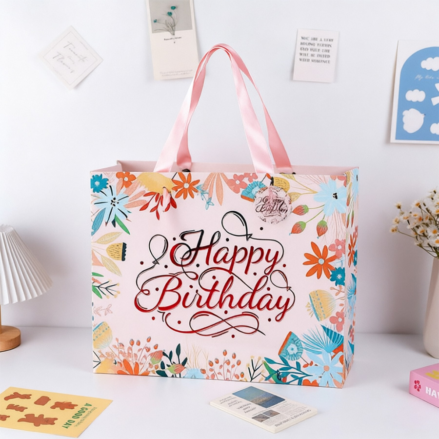 Eco-Friendly Customized Paper Hand Bags for Retail Use
