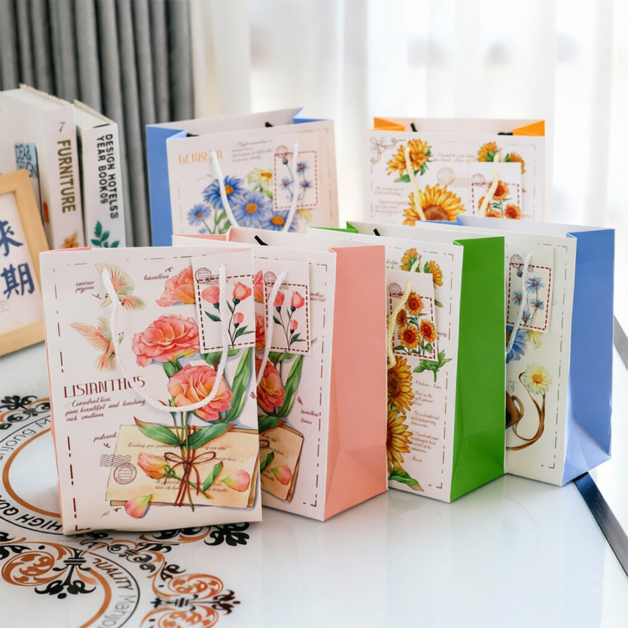 Stylish Customized Gift Bags with Your Logo and Design Options