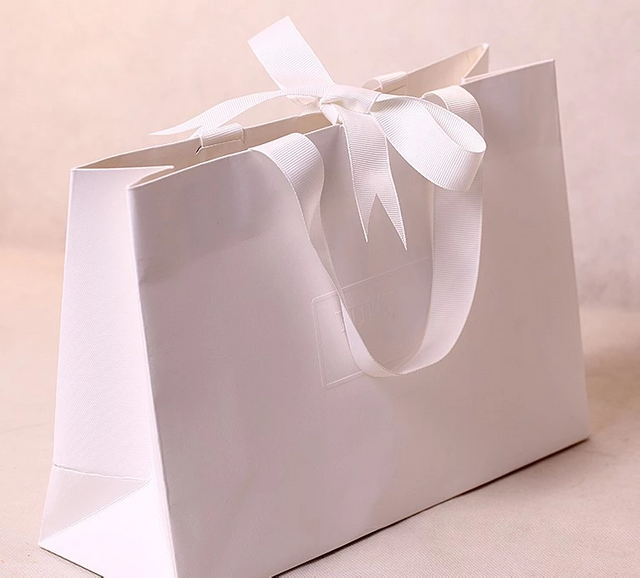 Light Pink Tote Bag with Ribbon Bow