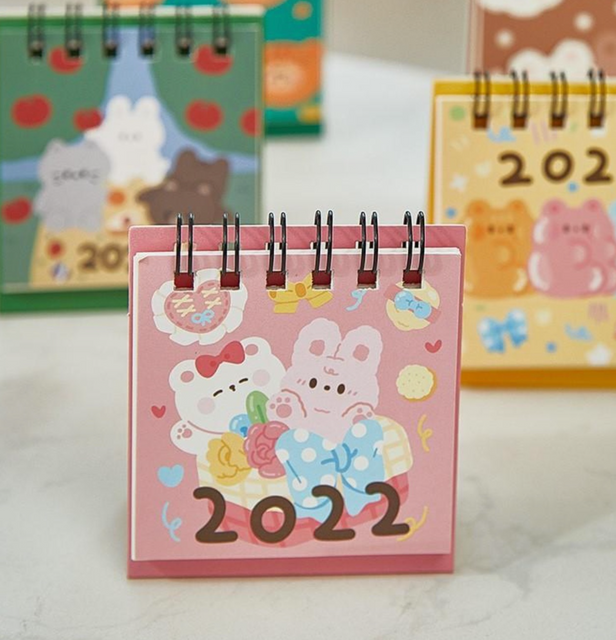 Mini Cartoon Animal Table Calendar