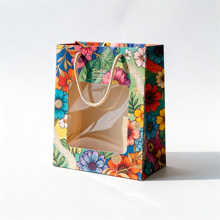 Custom Printed Handbag Packaging Bags for Retail Distribution