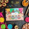 Pigment Packaging Lid and Bottom Kraft Paper Box