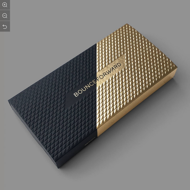 Gold Foil Parfume Packaging Art Paper Box