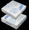 White Pizza Packaging Corrugated Paper Box