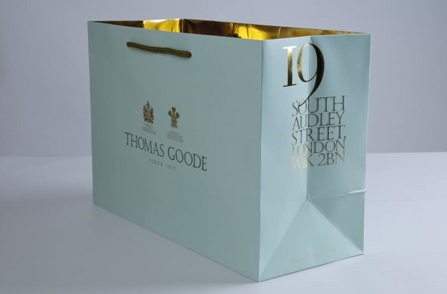 Gold Foil Hot Stamping Art Paper Bag & Box