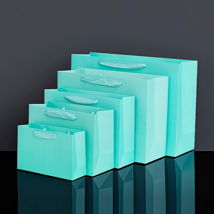 Personalized Paper Hand Bags in Vibrant CMYK and Pantone Colors