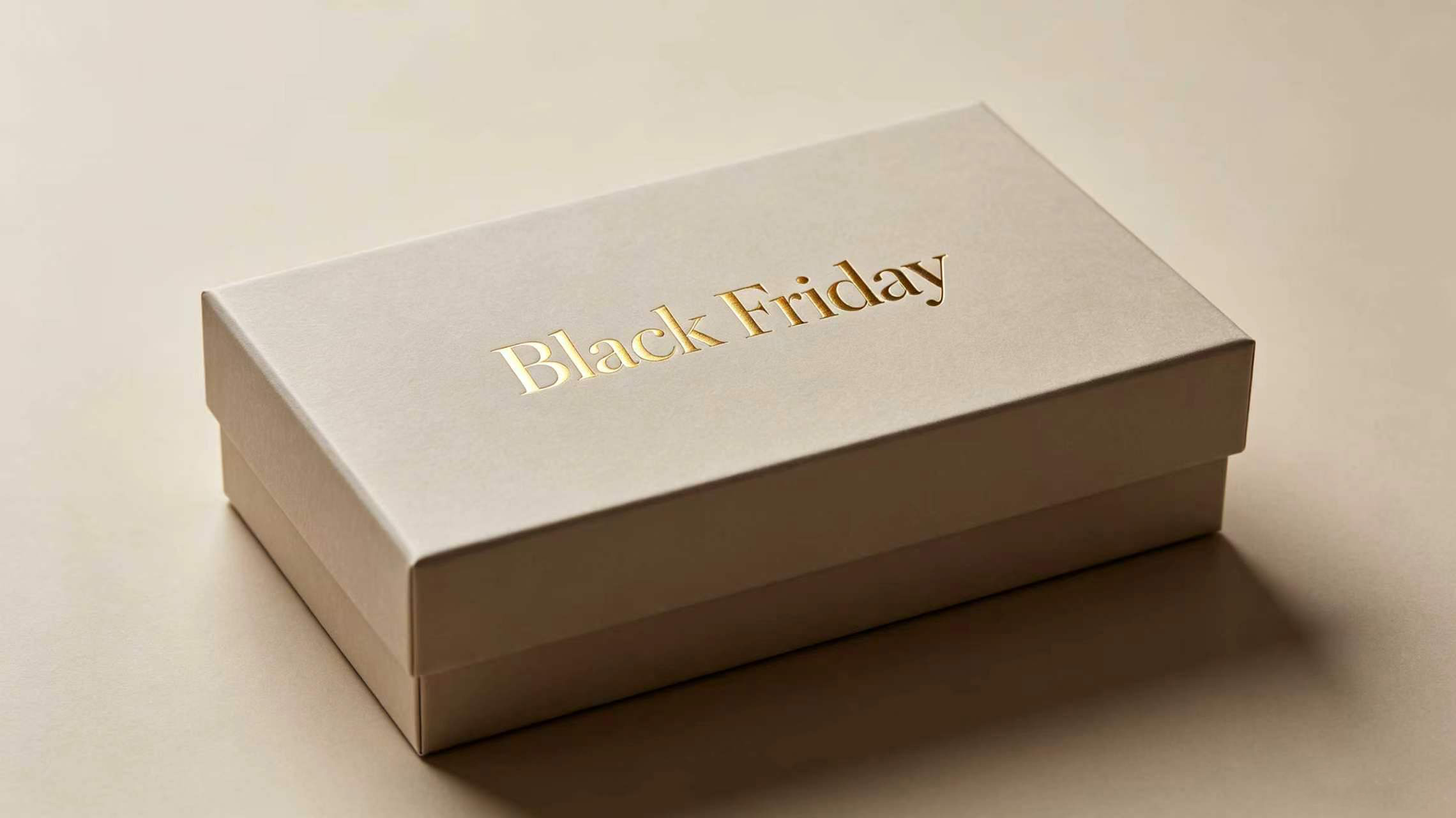 Premium Hot Stamping Gift Boxes for Black Friday Seasonal Branding