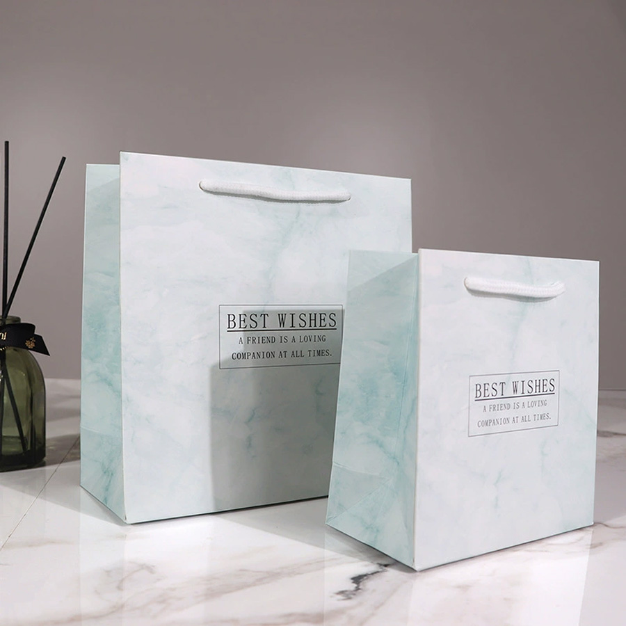 Eco-Friendly Middle Printing Paper Bags for Gift Giving