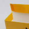 Black Logo Yellow Paper Gift Bag