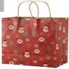 Christmas Desgin Paper Gift Bag with Twist Handle