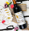 Red Wine Bottle Adhesive Label
