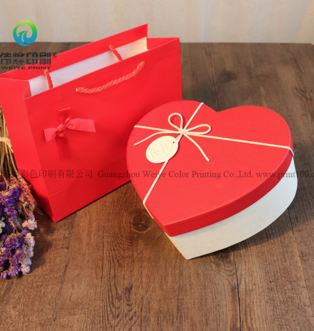 Heart Shape Lid and Bottom Box