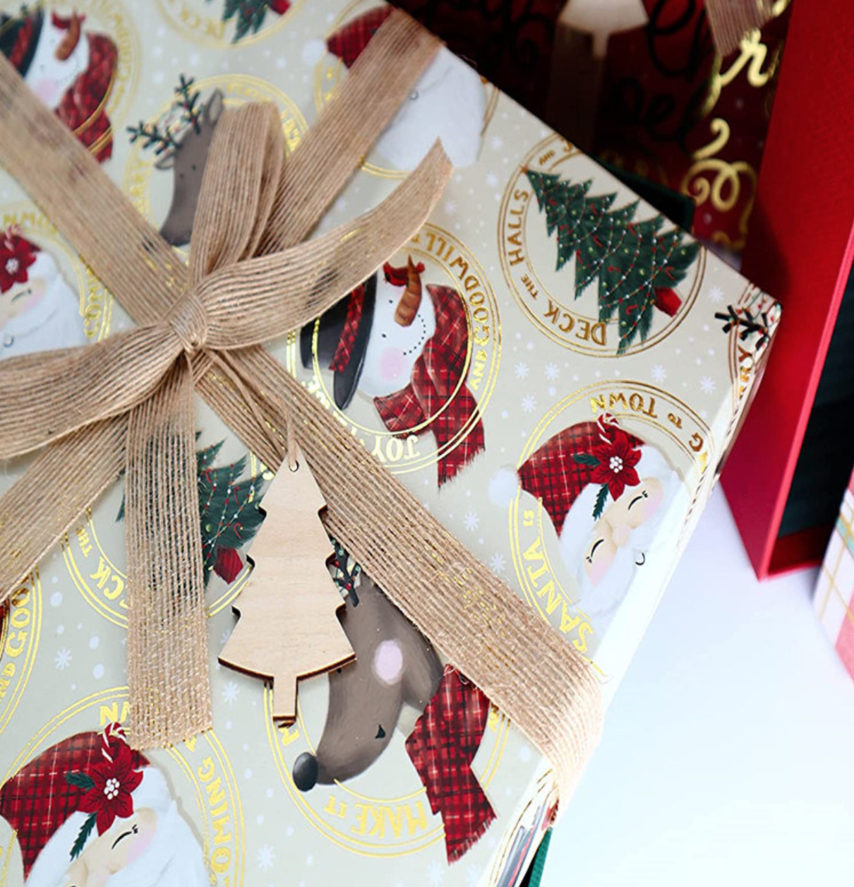 Christmas Gift Packaging Lid and Bottom Box