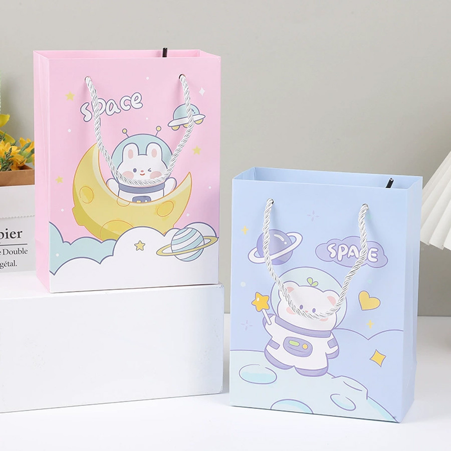 Eco-Friendly Jewelry Printing Kraft Paper Bags for Retail