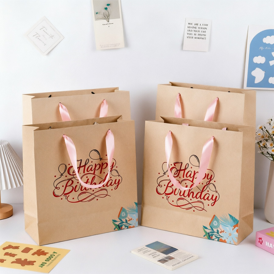 Eco-Friendly Customized Paper Hand Bags for Retail Use