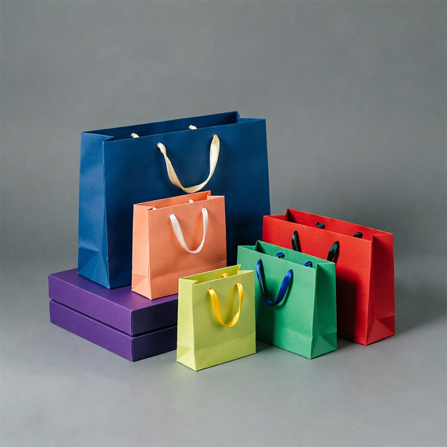 Stylish Custom Kraft Bags for Beauty Products and Gifts