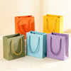 Elegant Custom Hot Stamped Paper Bags for Cosmetics and Gifts