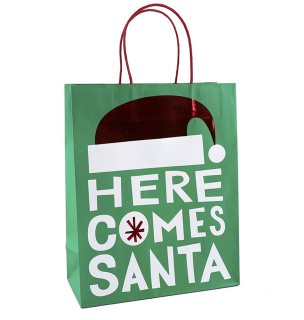 Green Christmas Gift Packaging Bag