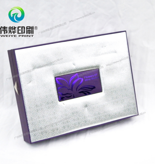 Silver Foil Cosmetic Packaging Magnet Box