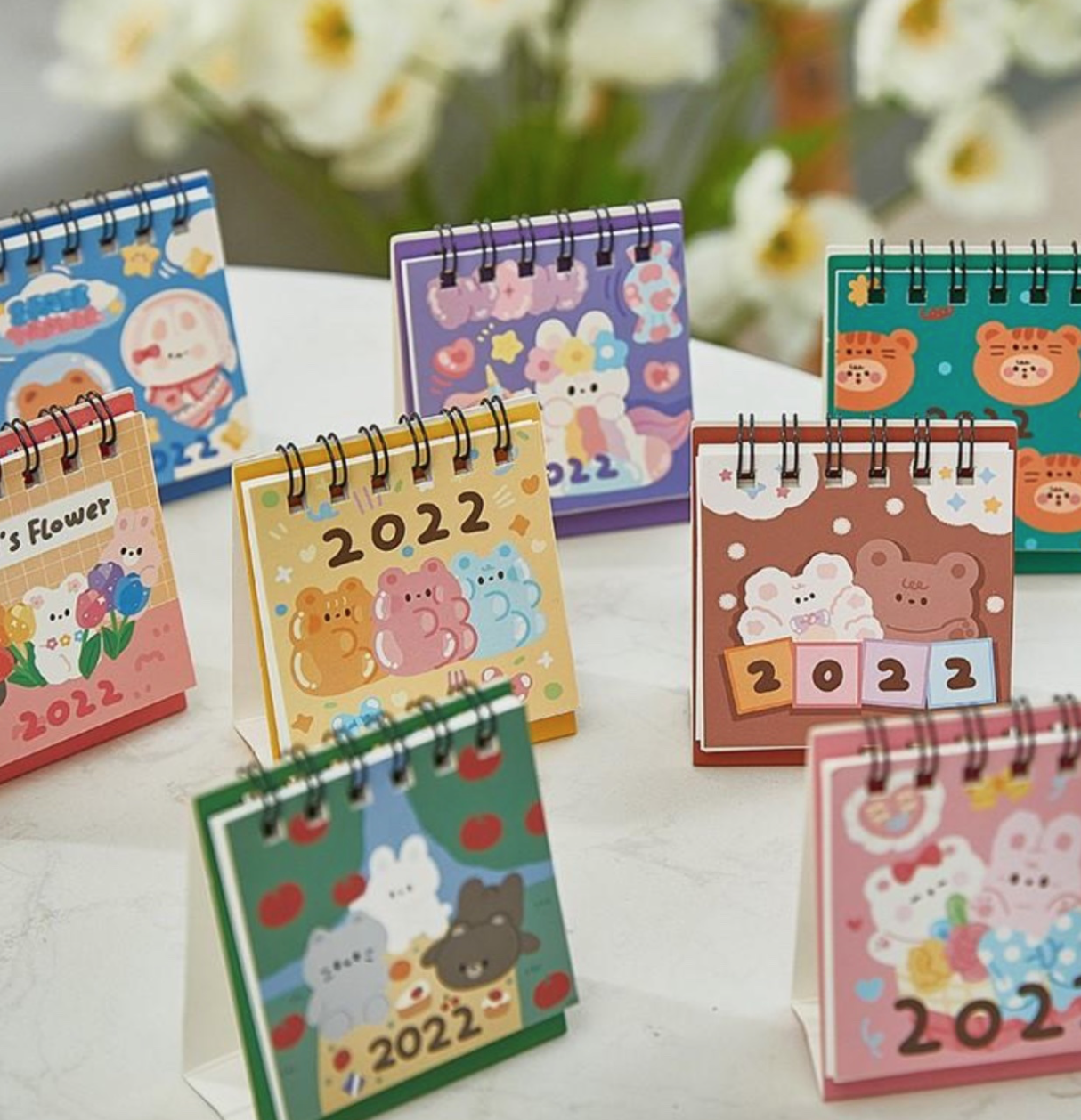 Mini Cartoon Animal Table Calendar