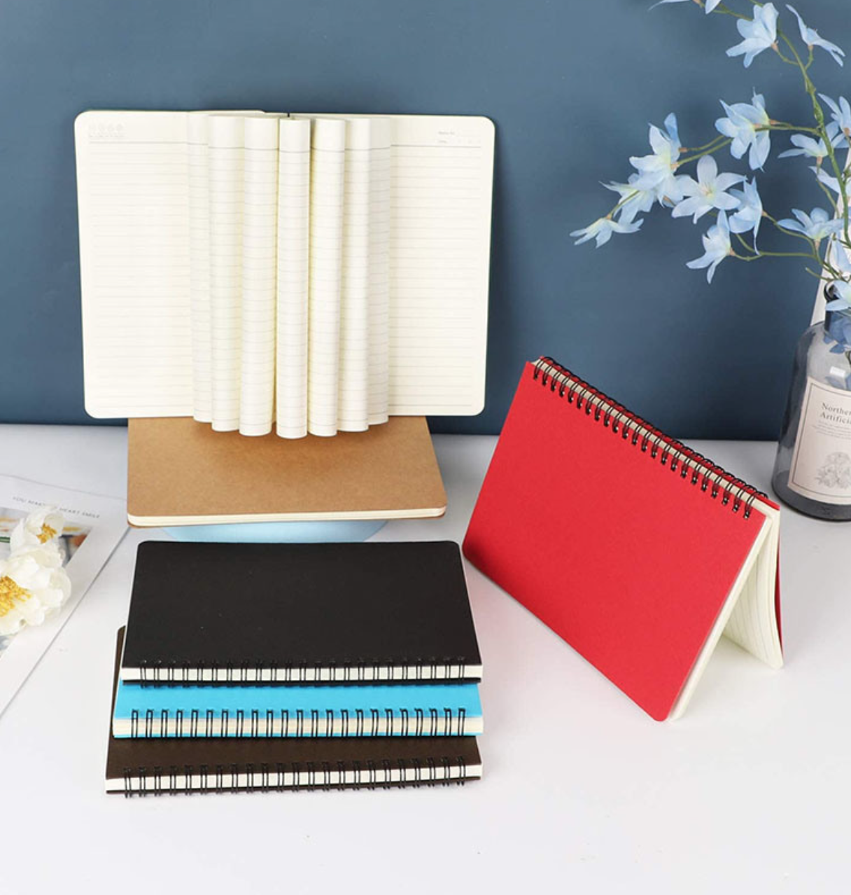Colorful Hardcover Spiral Binding Notebook