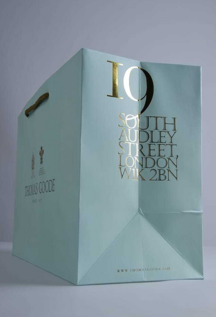 Gold Foil Hot Stamping Art Paper Bag & Box