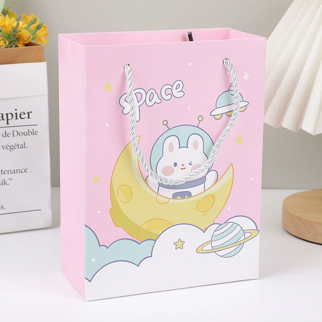 Eco-Friendly Jewelry Printing Kraft Paper Bags for Retail