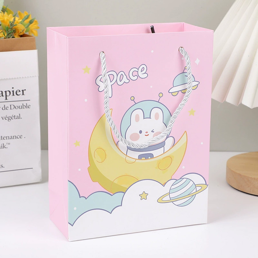 Eco-Friendly Jewelry Printing Kraft Paper Bags for Retail