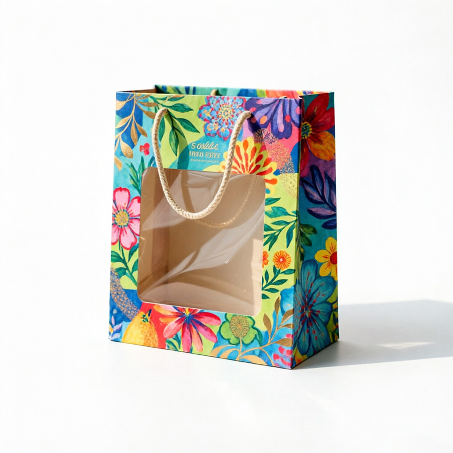 Custom Printed Handbag Packaging Bags for Retail Distribution