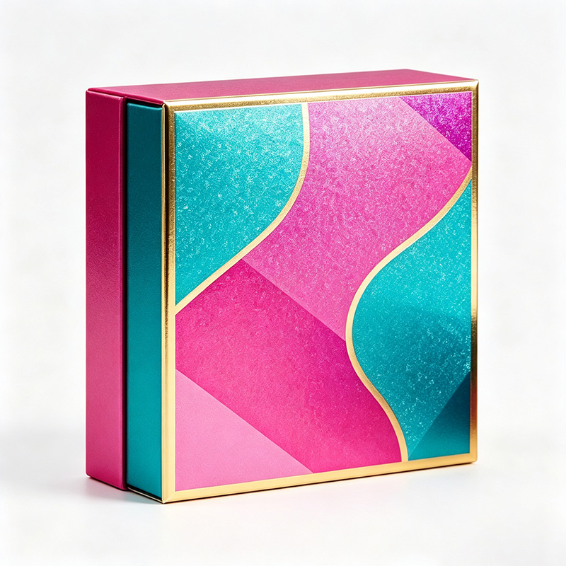 Stylish Jewelry and Cosmetic Box with Elegant Ribbon Design