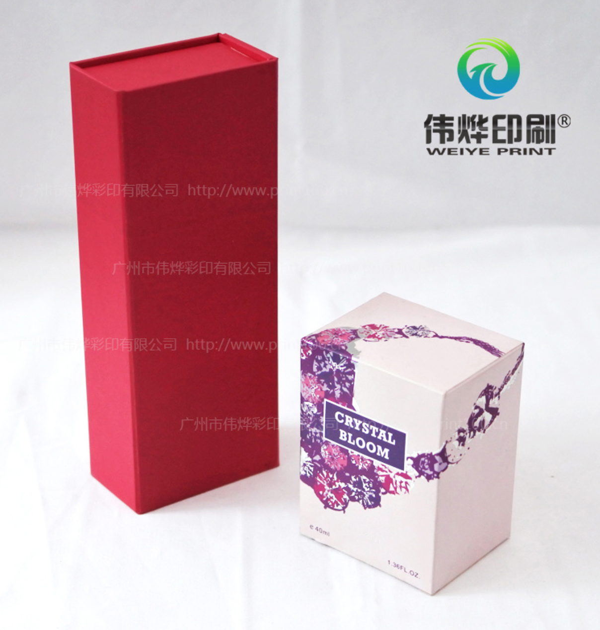 Red Magnet Folding Box