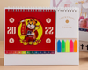 Creative Table Calendar with Notepad and Sticker