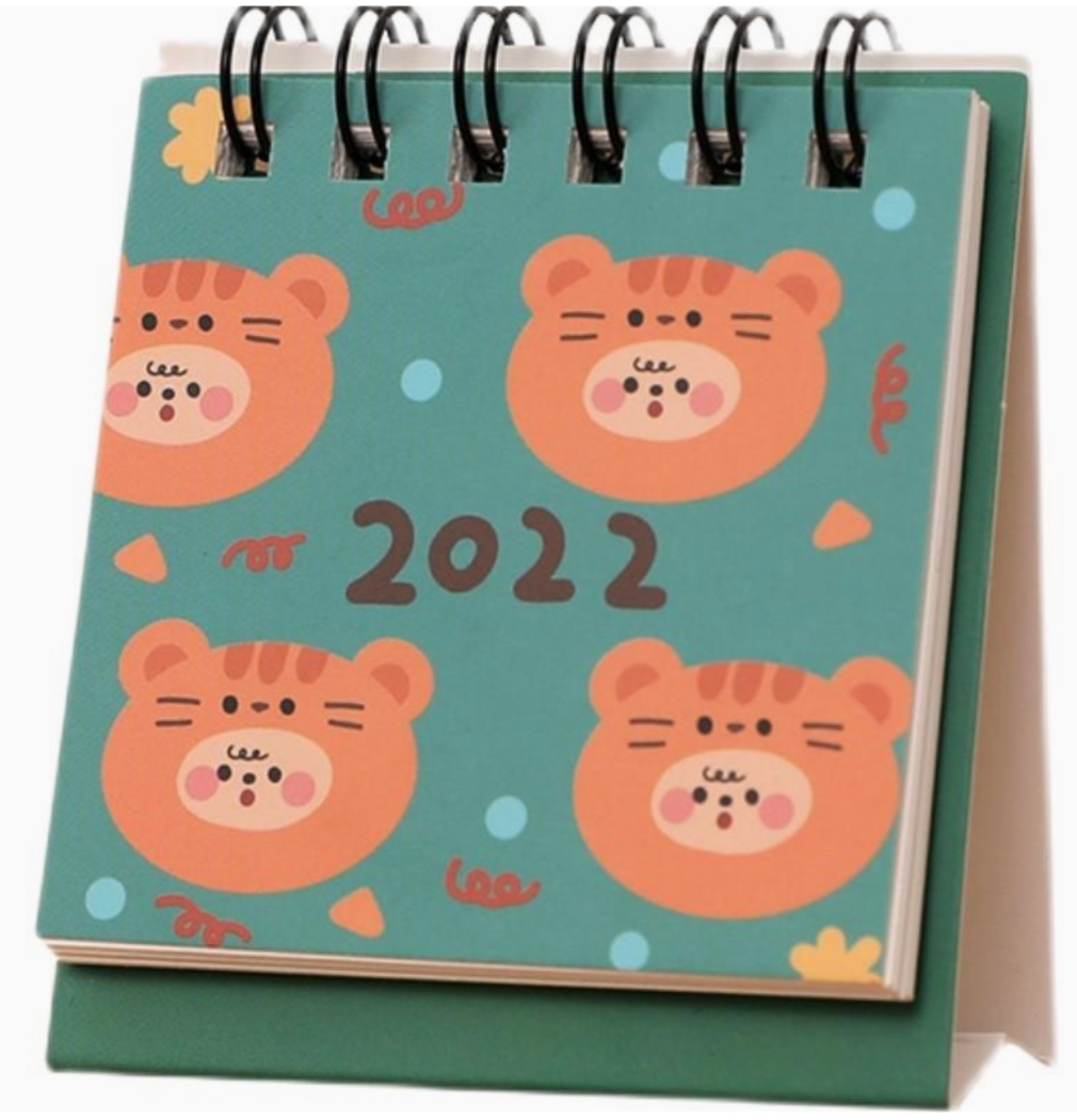 Mini Cartoon Animal Table Calendar