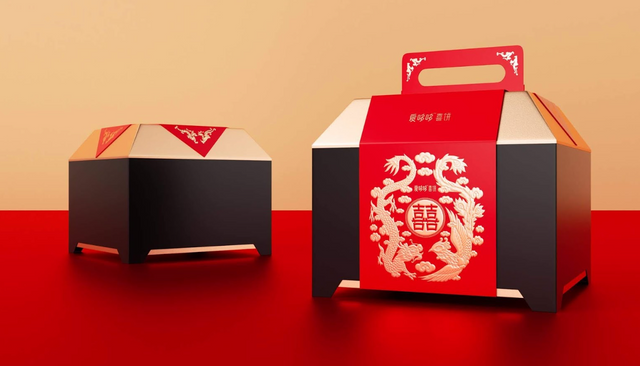 Wedding Candy Packaging Lid and Bottom Paper Box